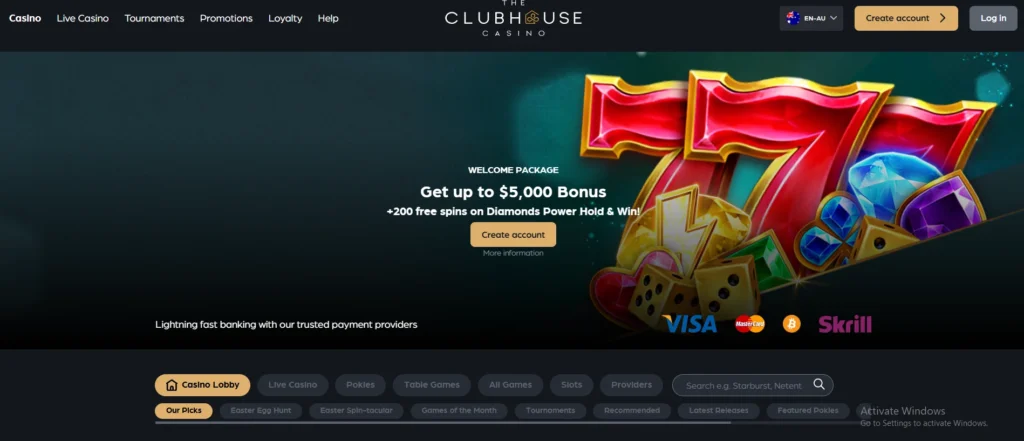 The Clubhouse Casino Review 2025: A Trusted Online Casino for Aussies