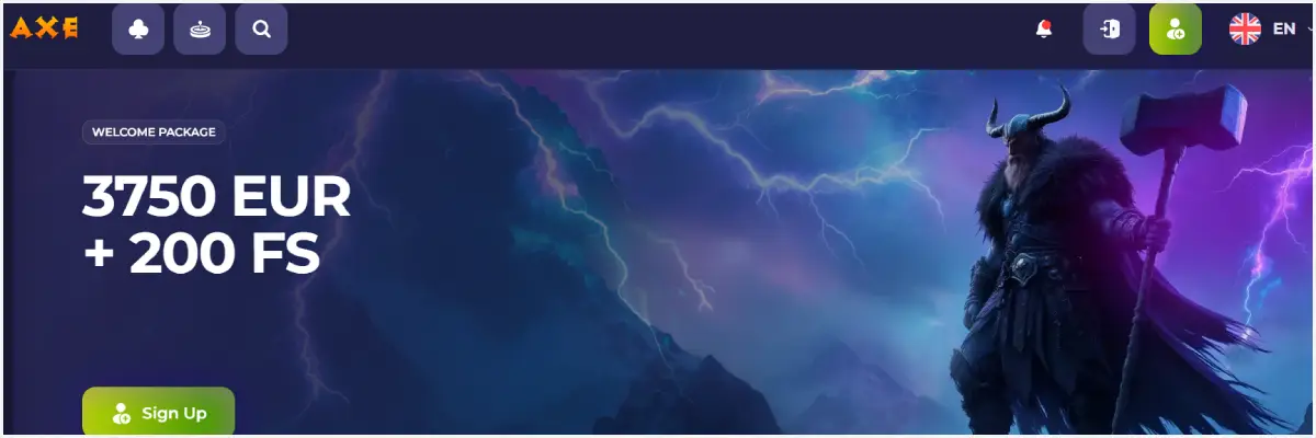 Axe Casino Bonuses and Selection